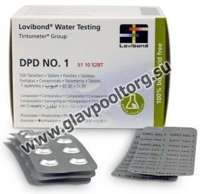 Таблетки для фотометра Lovibond DPD-1, 100 шт. (08447)