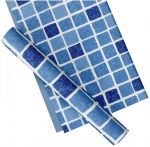 Пленка ПВХ для бассейна Elbe Supra Mosaic Blue Non-Slip / Синяя мозаика 1,65х10 м (2001239)