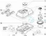 Электродвигатель с редуктором вентиля автоматического Aquastar Comfort Praher (131280А)