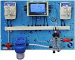 Станция дозирования и контроля Etatron eONE GUARD Touch PH/RX/CL/T, 0-20 ppm, pH 6 л/ч, Cl 15 л/ч (QPA8K11338ER)