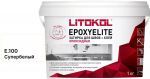 Затирочная смесь Litokol EpoxyElite двухкомпонентная эпоксидная E.100 (cупербелый), 1 кг