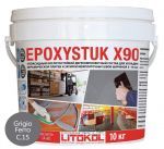 Затирочная смесь эпоксидная Litokol Epoxystuk X90 С.15 Grigio Ferro (серый) 10 кг