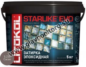 Затирочная смесь Litokol STARLIKE EVO Cacao S.230 (какао) 5 кг