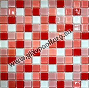Мозаика стеклянная Red Mari (FSM-209)