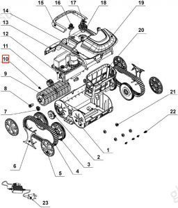 Гайка для робота пылесоса Wybotics WY200