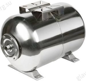 Гидроаккумулятор 80 л Unipump, горизонтальный, нержавеющая сталь (21266)