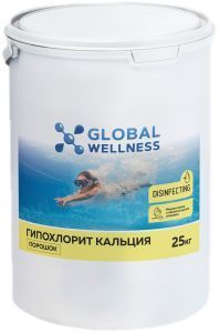Хлор порошок (Гипохлорит кальция) Глобал Веллнесс Экохлорин-шок, 25 кг Хлор порошок (Гипохлорит кальция) Глобал Веллнесс Экохлорин-шок, 25 кг