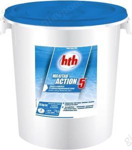 Многофункциональный стабилизированный хлор 5 в 1 hth Maxitab Action в таблетках по 200 гр., 25 кг (K801779H1) Многофункциональный стабилизированный хлор 5 в 1 hth Maxitab Action в таблетках по 200 гр., 25 кг (K801779H1)
