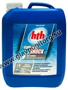 Жидкость-шок без хлора hth Clor-Zero Shock, 3 л (упаковка 4 шт.) L801221HK