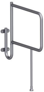 Поручень для инвалидов для унитаза 775х890 мм Инвапром, нержавеющая сталь (ПУН-01.01.775.110.890.Н)