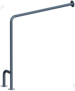 Поручень для инвалидов для ванны 940х940 мм Инвапром правый, нержавеющая сталь (ПВ-10.02.940.230.940.Н)