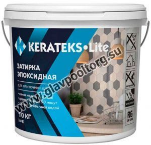 Эпоксидная затирочная смесь для швов Kerateks Lite (С.70) 10 кг