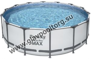 Каркасный бассейн Bestway Steel Pro Max 427х122 с картриджным фильтром, тентом и лестницей (5612X)