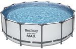 Каркасный бассейн Bestway Steel Pro Max 427х122 с картриджным фильтром, тентом и лестницей (5612X)
