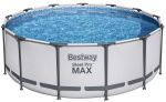 Каркасный бассейн Bestway Steel Pro Max 396х122 см с картриджным фильтром, лестницей и тентом (5618W)