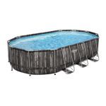 Каркасный бассейн Bestway Wood style 610х366х122 c картриджным фильтром (5611R)