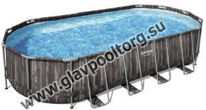 Каркасный бассейн Bestway Wood style 732х366х122 c картриджным фильтром (5611T)