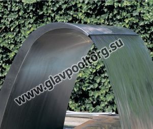 Водопад Arched 1000х600 мм Astral Pool из нержавеющей стали AISI-316, матовый (20130)