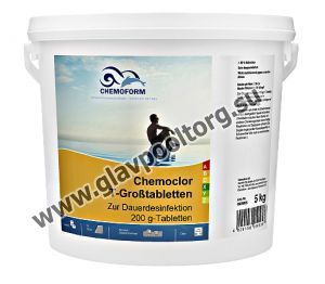 Chemoform Кемохлор Т-таблетки 200 г, 5 кг (0505005)