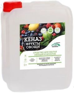Концентрированное средство для мытья овощей и фруктов Kenaz Фрукты, овощи 5 л (137892)
