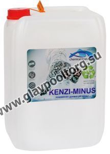 Жидкое средство для снижения уровня pH Кензи-Минус Kenaz (сернокислый 37%) 30 л (39 кг)