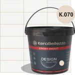 Затирка эпоксидная цветная KeraBellezza Design К.070 (светло-бежевый) 1 кг