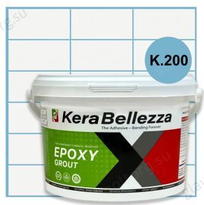 Затирка эпоксидная цветная KeraBellezza Design К.200 (голубой) 1 кг