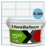 Затирка эпоксидная цветная KeraBellezza Design К.200 (голубой) 1 кг