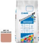 Затирка для швов Mapei Keracolor FF, 140 (красный коралл), 5 кг