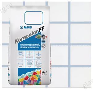 Затирочная смесь цементная Mapei Keracolor FF, 170 (крокус), 2 кг