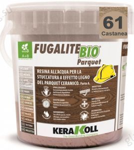 Затирка для плитки эпоксидная Kerakoll FUGALITE BIO Parquet 61 (каштан)