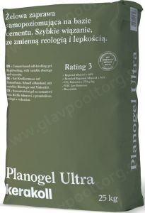Смесь для выравнивания цементная Kerakoll Planogel Ultra, 25 кг Смесь для выравнивания цементная Kerakoll Planogel Ultra, 25 кг