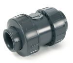 Обратный клапан ПВХ 20 мм PN16 COMER FPM (FVD10020)