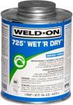 Клей для ПВХ Weld-On 725 Wet 'R Dry, 473 мл