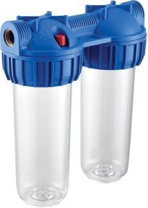 Фильтр картриджный магистральный Unipump Slim Line CFC-10K-2, без картриджа (98409)