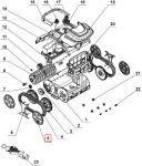 Колпак колеса для робота пылесоса Wybotics WY200