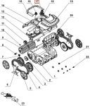 Комплект кнопок для робота пылесоса Wybotics WY200