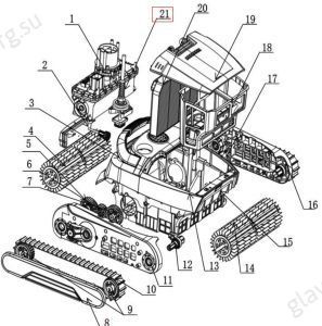 Комплект силового кабеля с разъемом для робота пылесоса Wybotics WY450-30, 30 м (B.WY3092.08.003)