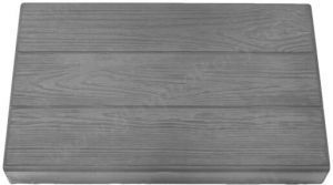 Плитка клинкерная AquaViva Wood 600х370х70-40 мм, серый