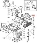 Корпус робота пылесоса Hayward Tiger Shark (RCX 13001)