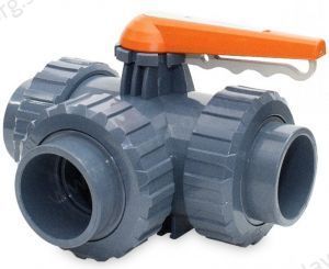 Кран шаровый трехпозиционный 50 мм Hidroten (111V045H)