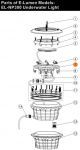 Крышка контактов лампы прожектора LED-NP300-S Emaux (01230003)