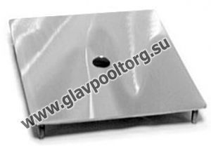 Крышка для скиммера Акватехника из нержавеющей стали AISI-316 (АТ 13.03М)