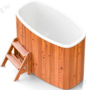 Купель PolarSpa Standart 79 Double, термоберёза (79x145х110) Купель PolarSpa Standart 79 Double, термоберёза (79x145х110)