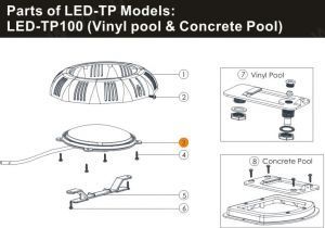 Лампа 8 Вт светодиодная Emaux LED-P100 LED RGB (04011112) Лампа 8 Вт светодиодная Emaux LED-P100 LED RGB (04011112)