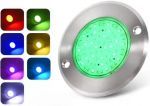 Прожектор  6 Вт Tadpole светодиодный RGB под плитку, нержавеющая сталь AISI-304, с пультом д/у (JKD-UT110-2SP)