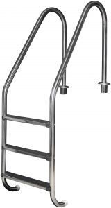 Лестница 3 ступени Piarpi Pi london Standart, нержавеющая сталь AISI-316 (04013403)