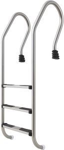 Лестница 3 ступени (узкий борт) ABLETECH NSF315-SR, нержавеющая сталь AISI-304 (88076702)