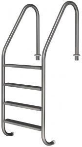 Лестница 4 ступени Piarpi Pi london Standart, нержавеющая сталь AISI-316 (04013404)