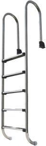 Лестница 5 ступеней (узкий борт) ABLETECH NMU515-SR, нержавеющая сталь AISI-304 (88076604)